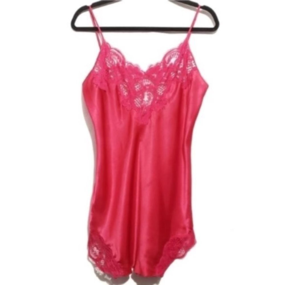 vintage gold label victoria secret lace nighty